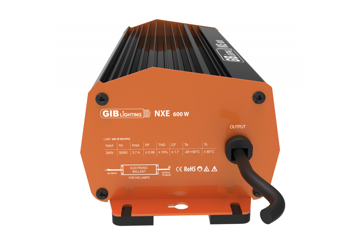 GIB Lighting NXE  600 W with IEC connector (Dimmable)