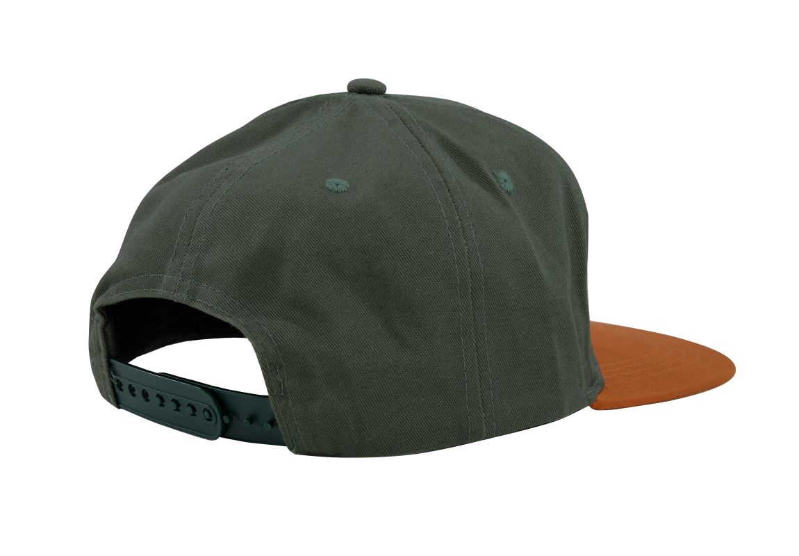 Hempatia Snapback cap green