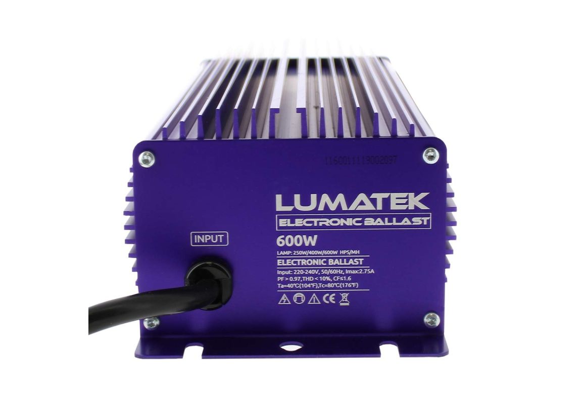 Lumatek electronic best sale ballast 600w