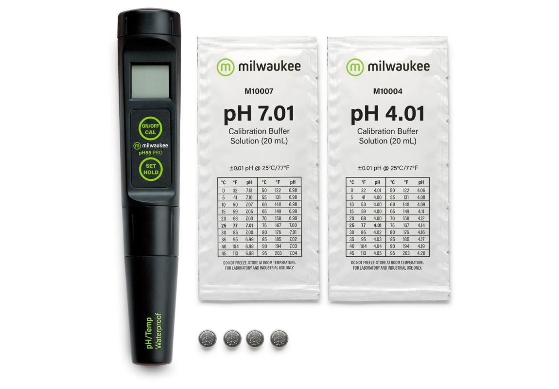 Milwaukee pH55 Pocket Size pH / Temp Meter