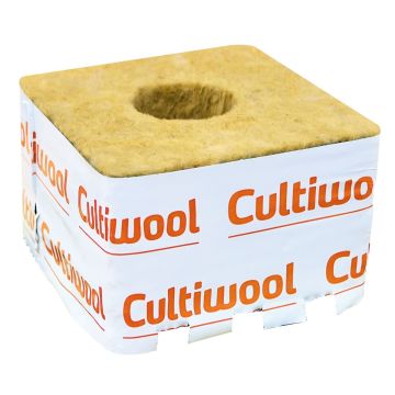 Rockwool Cultiwool - 10 x 10 x 6,5 cm - Large Hole